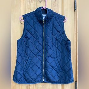Old Navy Zip Up Vest Navy Blue Lightweight